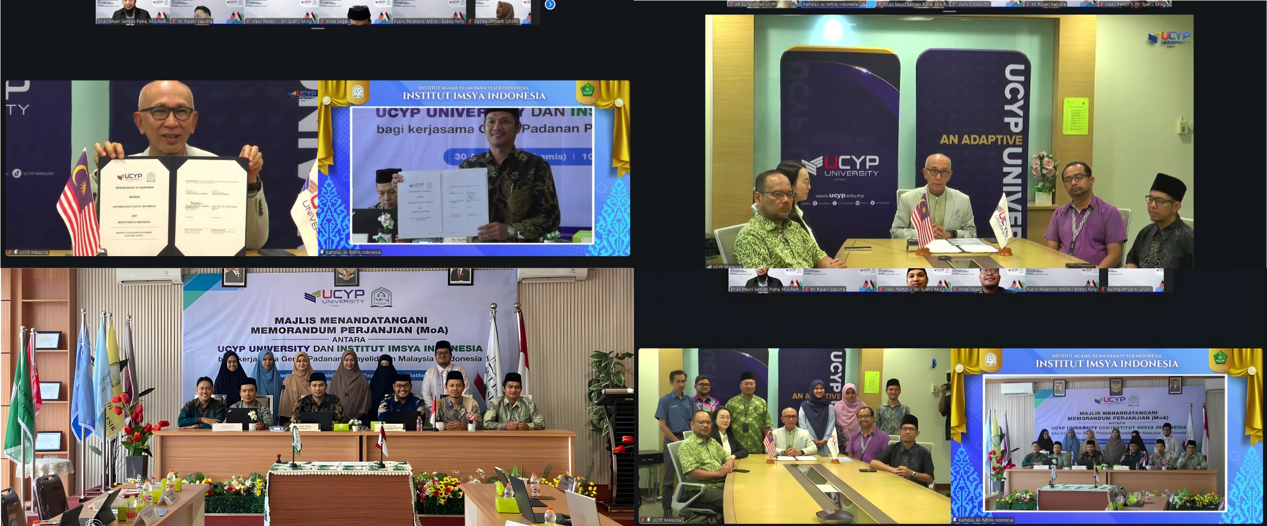 Berita Penandatanganan Memorandum Perjanjian (MoA) antara UCYP University dan Institut Imsya Indonesia
